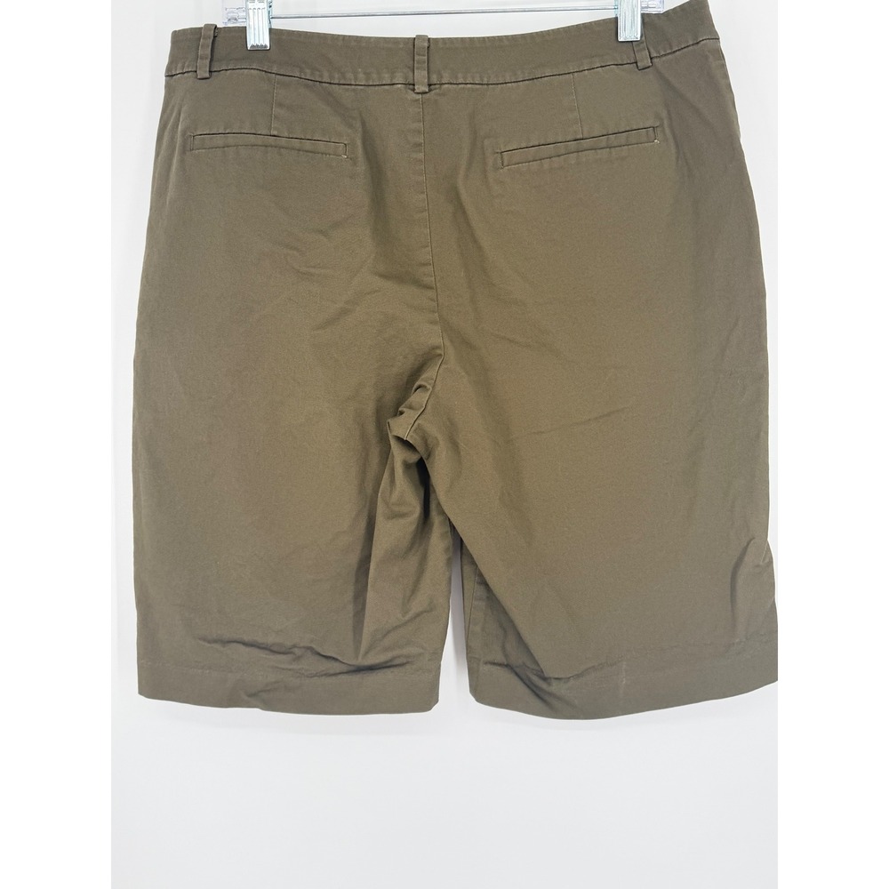 Lauren Ralph Lauren Womens Bermuda Chino Shorts 14 Preppy Ivy League Causal - Picture 7 of 12